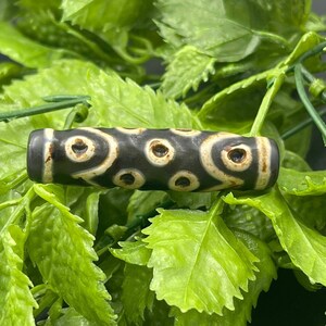 Genuine Authentic Ancient Tibetan Powerful Agate 15 Eye Rare Beautiful Lucky Amulet Dzi Bead