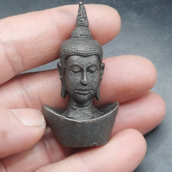 青銅製古代彫刻仏像 古代青銅仏像：お守りを拝む - Etsy 日本