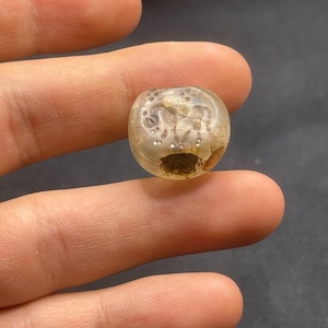 Ancient Roman Crystal Stone intaglio Seal stamp old bead with impression
