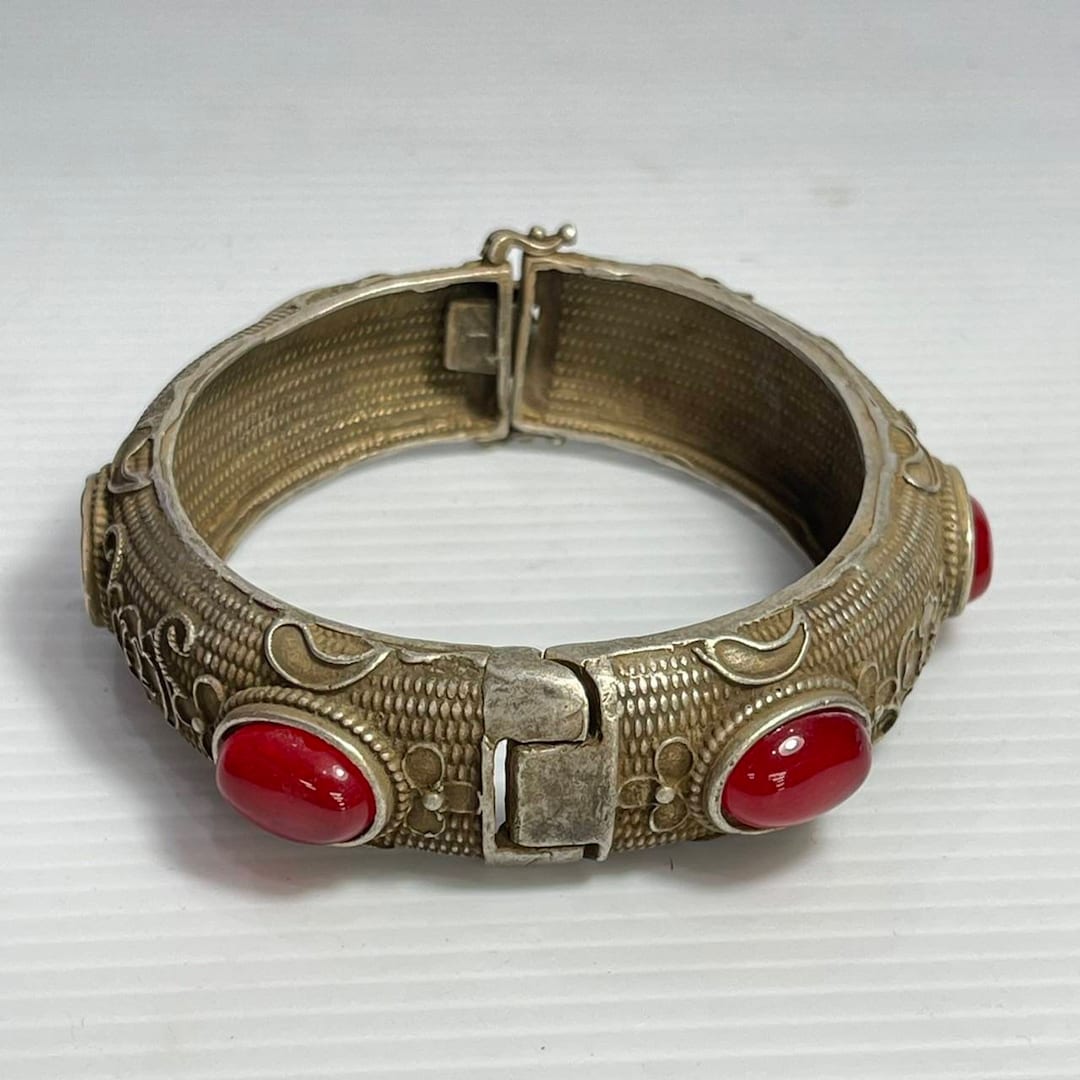 Authentic Ancient Old Massive Silver Tibetan Old Unique