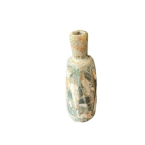 Excellent Ancient Old Iridescent Roman Glass Unique Rare Antique Bottle