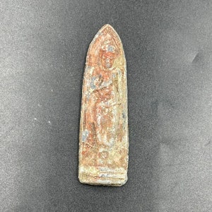 Wonderful Ancient Near Eastern Old Bronze Gandhara Budha Engraved Tablet