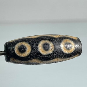 5 Eye Dzi Bead: Ancient Indo Tibetan Agate Amulet