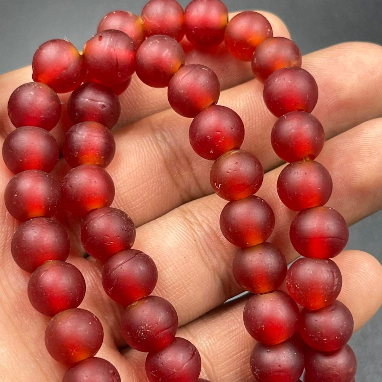 Unique Ancient African Trade Old Glass Beads Lot Beads Long Etsy