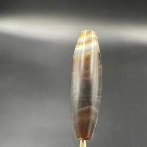 Banded Sulaimani Agate Stone Bead Amulet