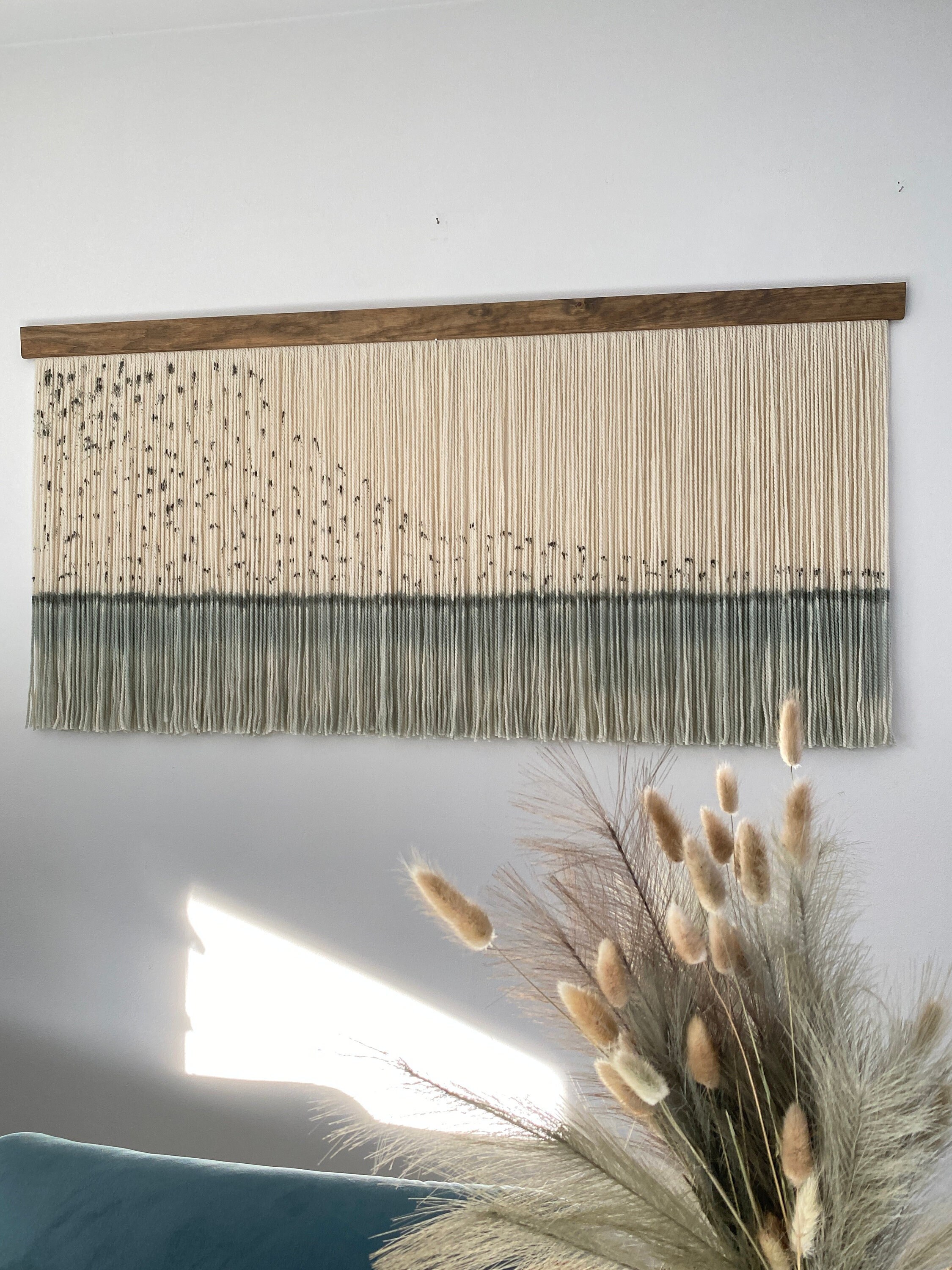 Picture of Macrame Wall Hanging Minimalist Decor Art Mid Century Modern Decor ...