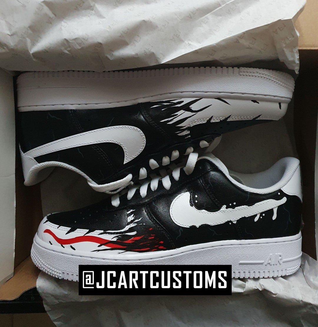 Consigue tus zapatos personalizados de VENOM Nike Spiderman Marvel