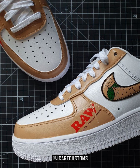 rima presentar preferir RAW Custom Shoes Nike Weed Herb Drug Money Cool Diy Craft - Etsy