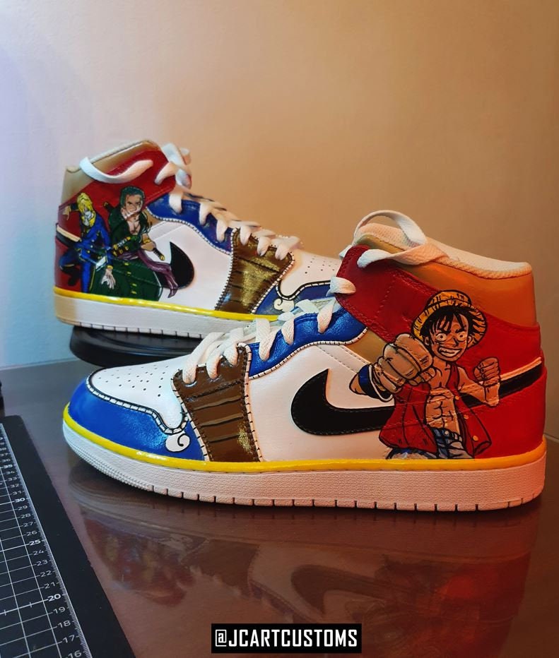 one piece anime Custom Converse one piece anime by Kingmaxpaints 5990   Sneakers men fashion Painted shoes Custom converse