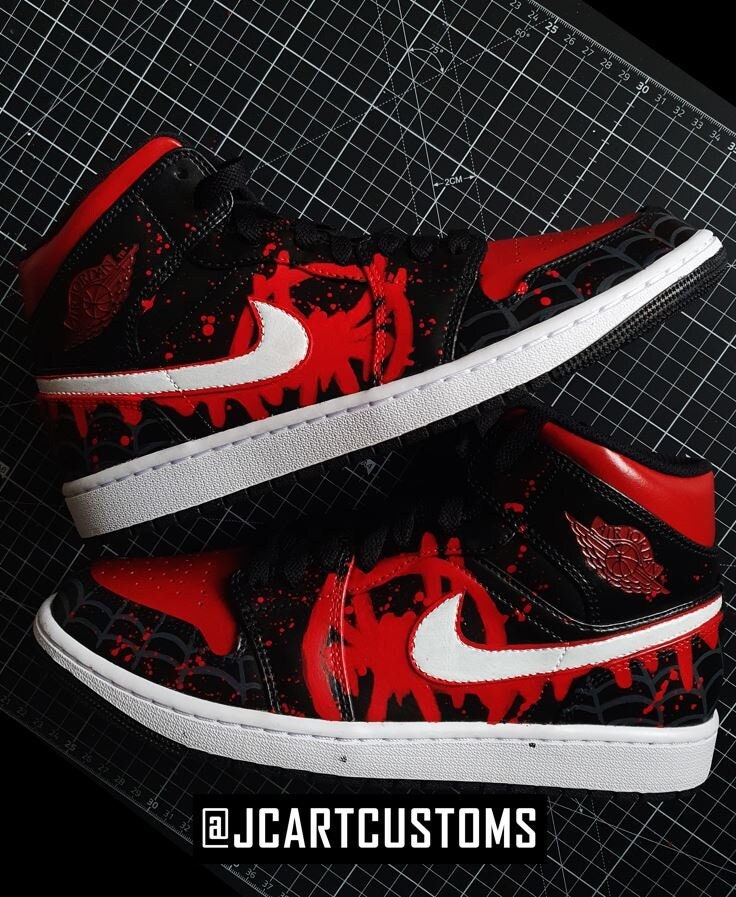 Air Jordan 1 Off White (SpiderVerse) Version , i made : r/Sneakers