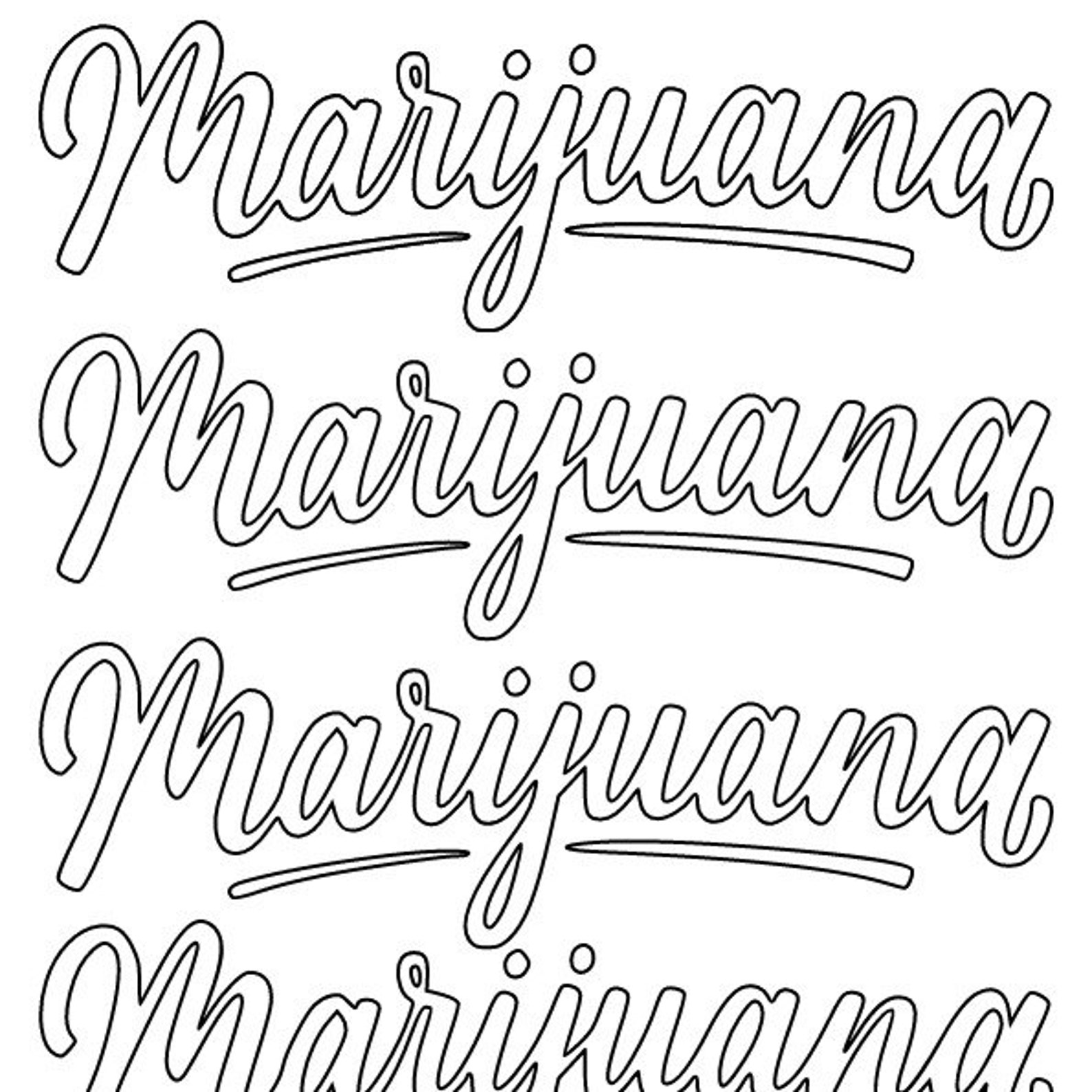 STONER COLOURING PAGES - Etsy