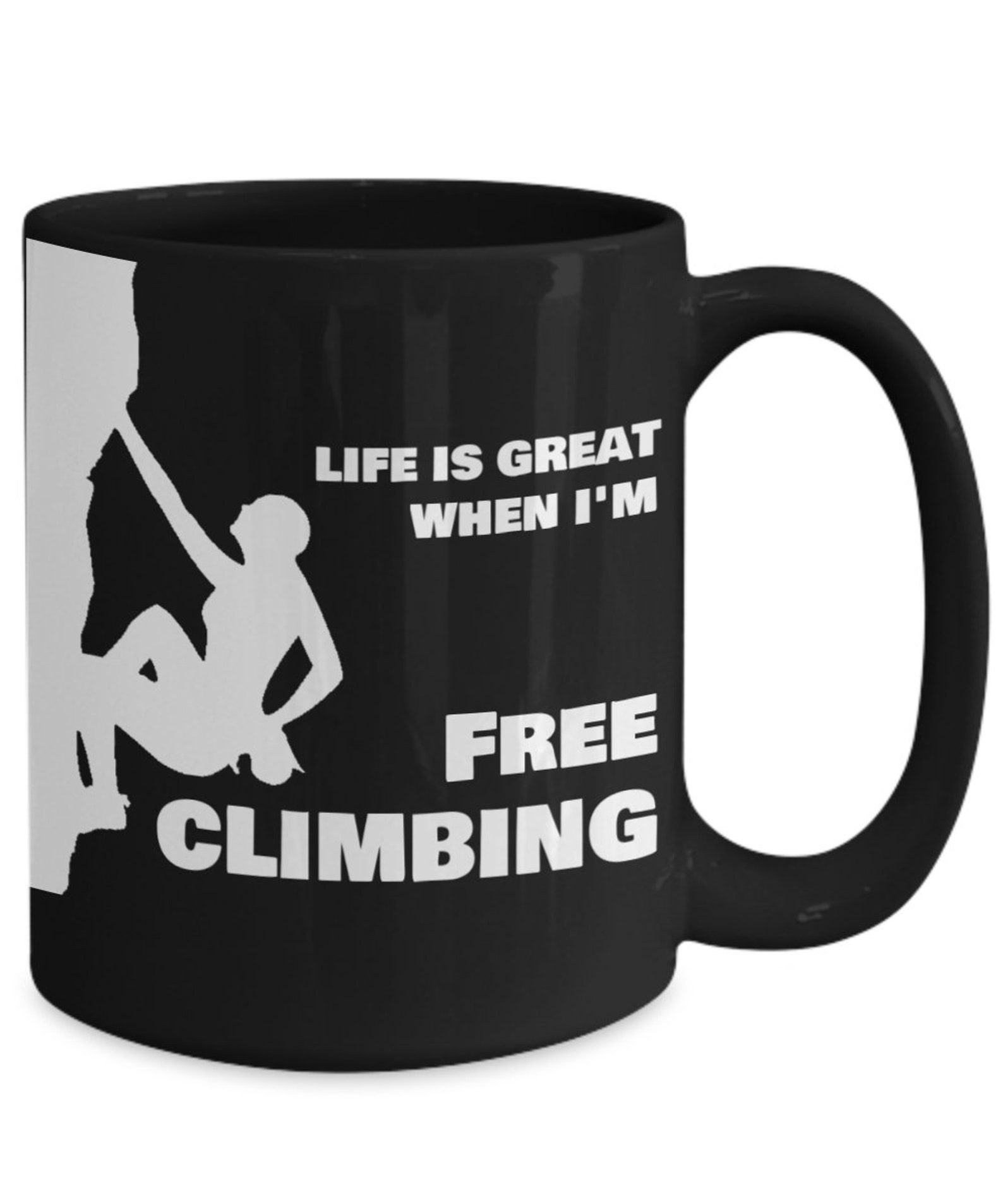 Free Climbing Coffee Mug Mountain Climber Bouldering Mug Etsy UK