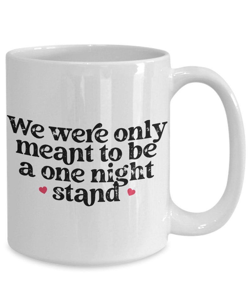 We Were Only Meant to Be a One Night Stand Coffee Mug Fun Valentine