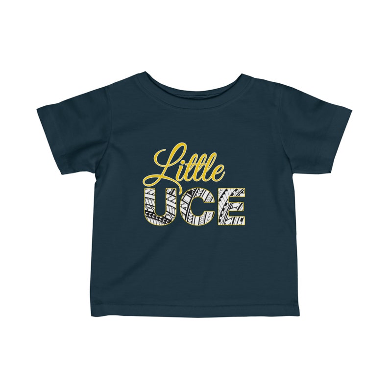 T-shirt Uce per bambini: Little UCE / T-shirt in jersey fine per neonati, T-shirt Samoa Uso, Camicia regalo per neonati da 6 a 24 mesi, figlio o figlia immagine 2