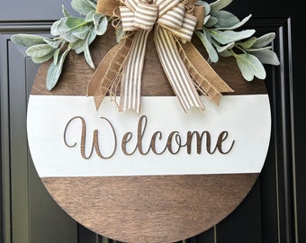 Welcome Circle door hanger