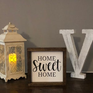 Home Sweet Home Wood Sign