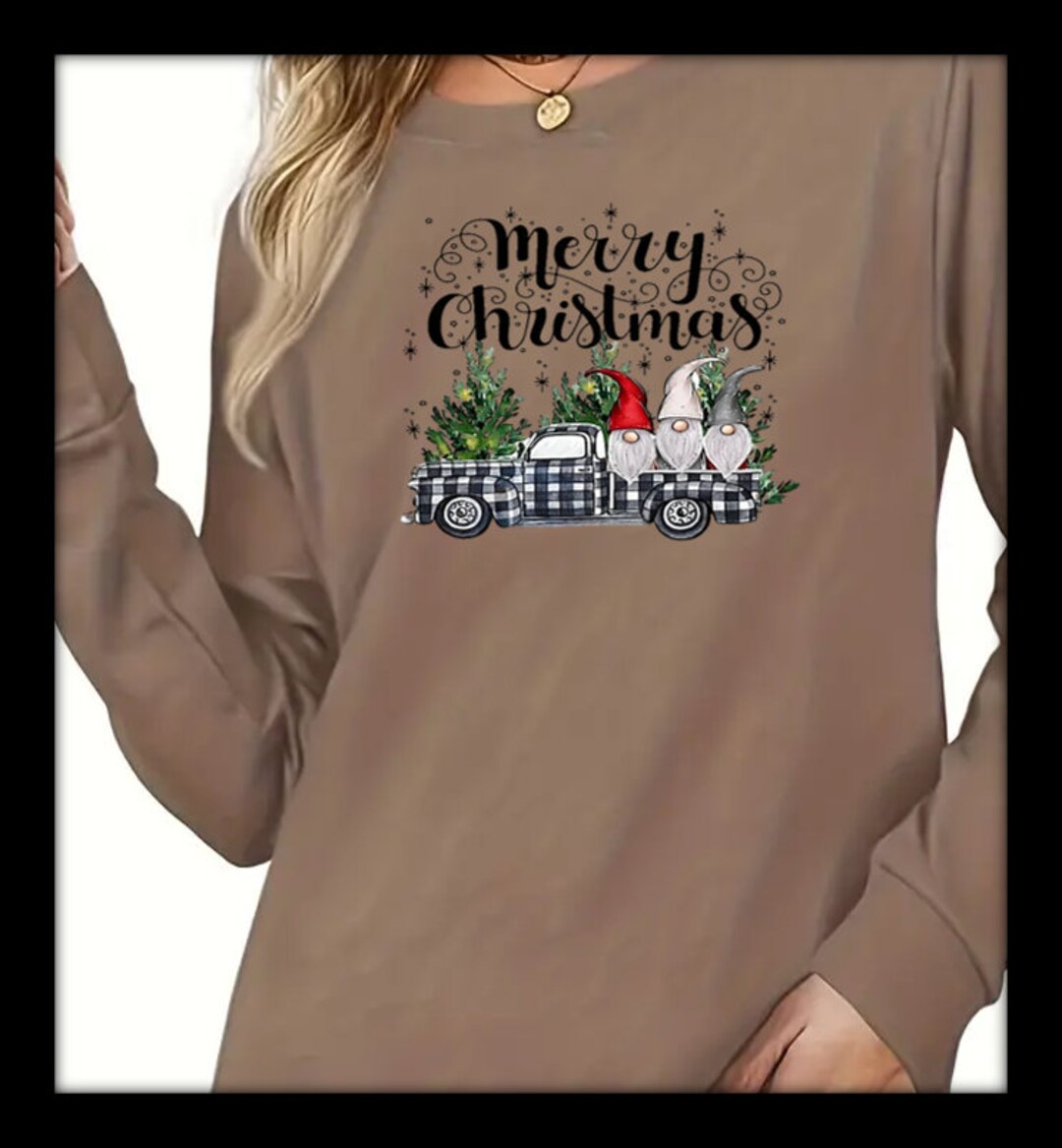 PLOKNRD Dames Sweatshirt Basic Lange Mouwen Shirt Ronde Hals Veelzijdige Trui Herfst Winter met Zakken(Wit,L