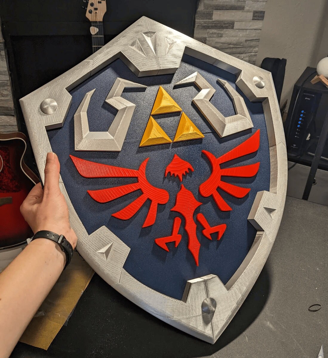 Hylian Shield From ZELDA Full Size STL File for 3D - Etsy