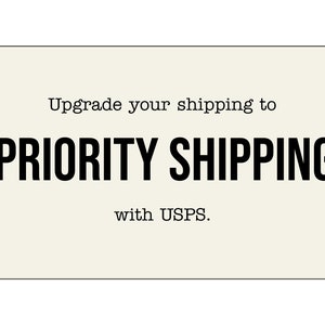 Priority Shipping Upgrade