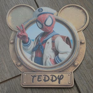 Disney Cruise Door Magnets Personalized | Custom Family Characters | DCL Stateroom Door Decorations | Cruise Door Magnet Set Add Your Name Bild 11