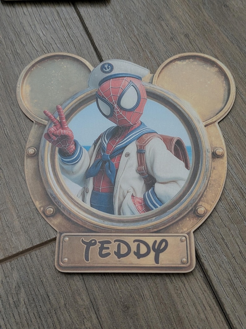 Disney Cruise Door Magnets Personalized | Custom Family Characters | DCL Stateroom Door Decorations | Cruise Door Magnet Set Add Your Name Bild 11