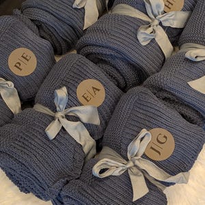 Custom Throw Blanket, Cotton Anniversary Gifts for Couples, Sentimental Home Decor, Personalized Throw Blanket– Leather Anniversary Gift