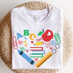 Leraar Shirt, Leraar Mode Shirt, Groovy Retro Leraar Shirt, Schattig Leraar Shirt, Terug naar School, Leraar Waardering Cadeau