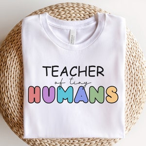 Lehrer der kleinen Menschen Shirt, Lehrer Shirts, Lehrer Geschenke, Lehrer Wertschätzung Geschenk, zurück zu Schule Shirts, Grundschullehrer T-shirt
