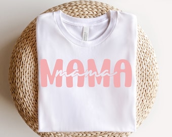 Mama Shirt For Mothers Day Gift From Daughter, Mama Tshirt For Birthday Gift For Her, Baby Shower Gift Christmas Gift For Mom, Gifts For Mom