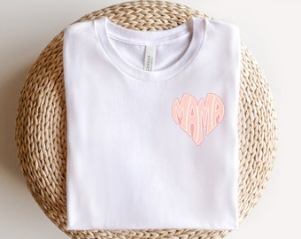 Mama Shirt For Mothers Day Gift From Daughter, Mama Tshirt For Birthday Gift For Her, Baby Shower Gift Christmas Gift For Mom, Gifts For Mom