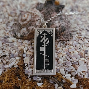 Ogham Name Necklace, Ancient Irish Jewelry, Celtic Jewelry, Custom Made Silver Ogham Necklace with Name