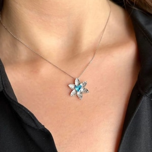 Land Before Time Tree Star Necklace, Tree Star Leaf Necklace, Tree Leaf Pendant, Star Pendant with Colorful Stones, Littlefoot Necklace