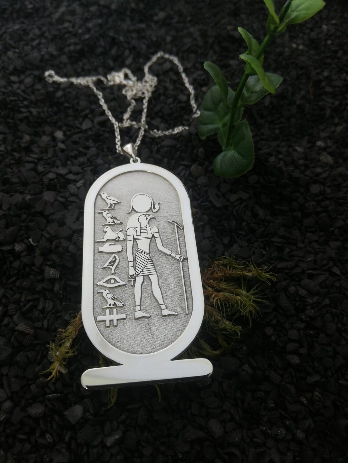 Ra Hieroglyph Name Necklace Ancient Egyptian God of The Sun | Etsy