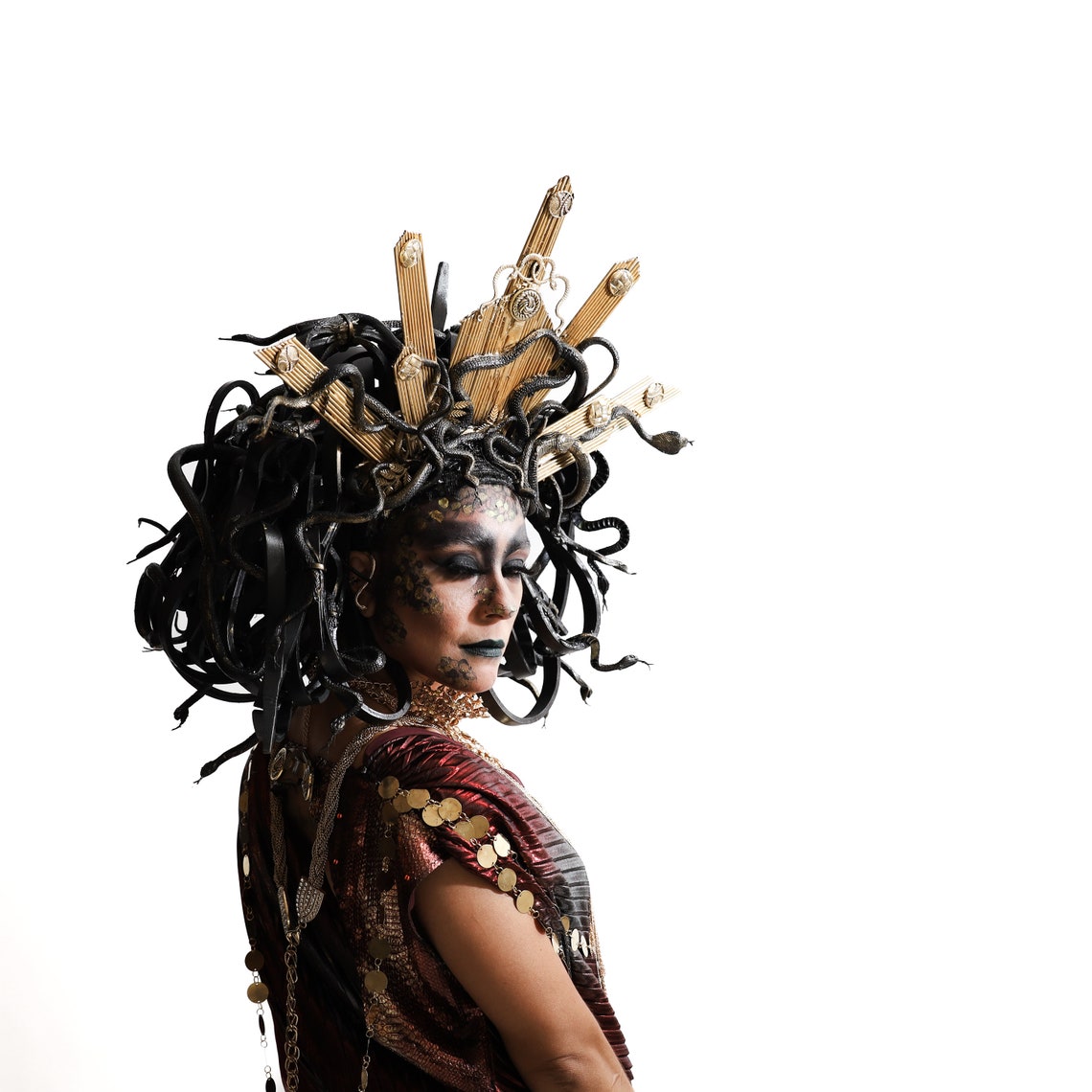 medusa snake headpiece