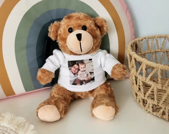 Teddy mit Foto / Bild- Kuschelbär - Bär - mit T-Shirt 1.1.