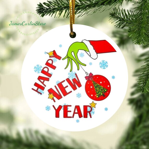 Happy New Year 2022 Grinch Christmas Decorations | Etsy