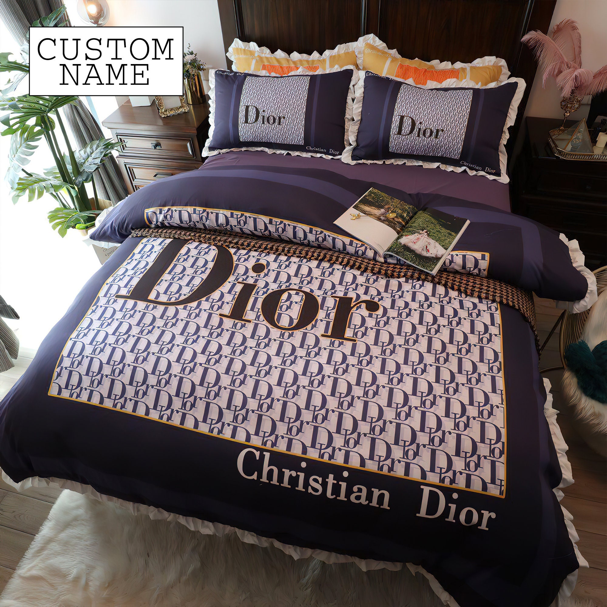 Luxury brand bedding set highend bedding set luxury bedding Etsy