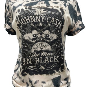 Johnny Cash Alcohol Label Shirt | Man in Black Shirt | Cash Country Music Shirt | Vintage Look Johnny Cash Shirt | Genuine American Rebel