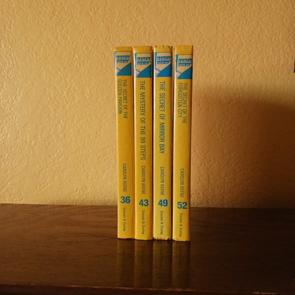 Nancy Drew books Flashlight Yellow Your Choice 36,43,52