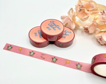 Birthday Washi Tape, Kawaii Cute Washi Tape, Kawaii Stationery, Decorative Tape