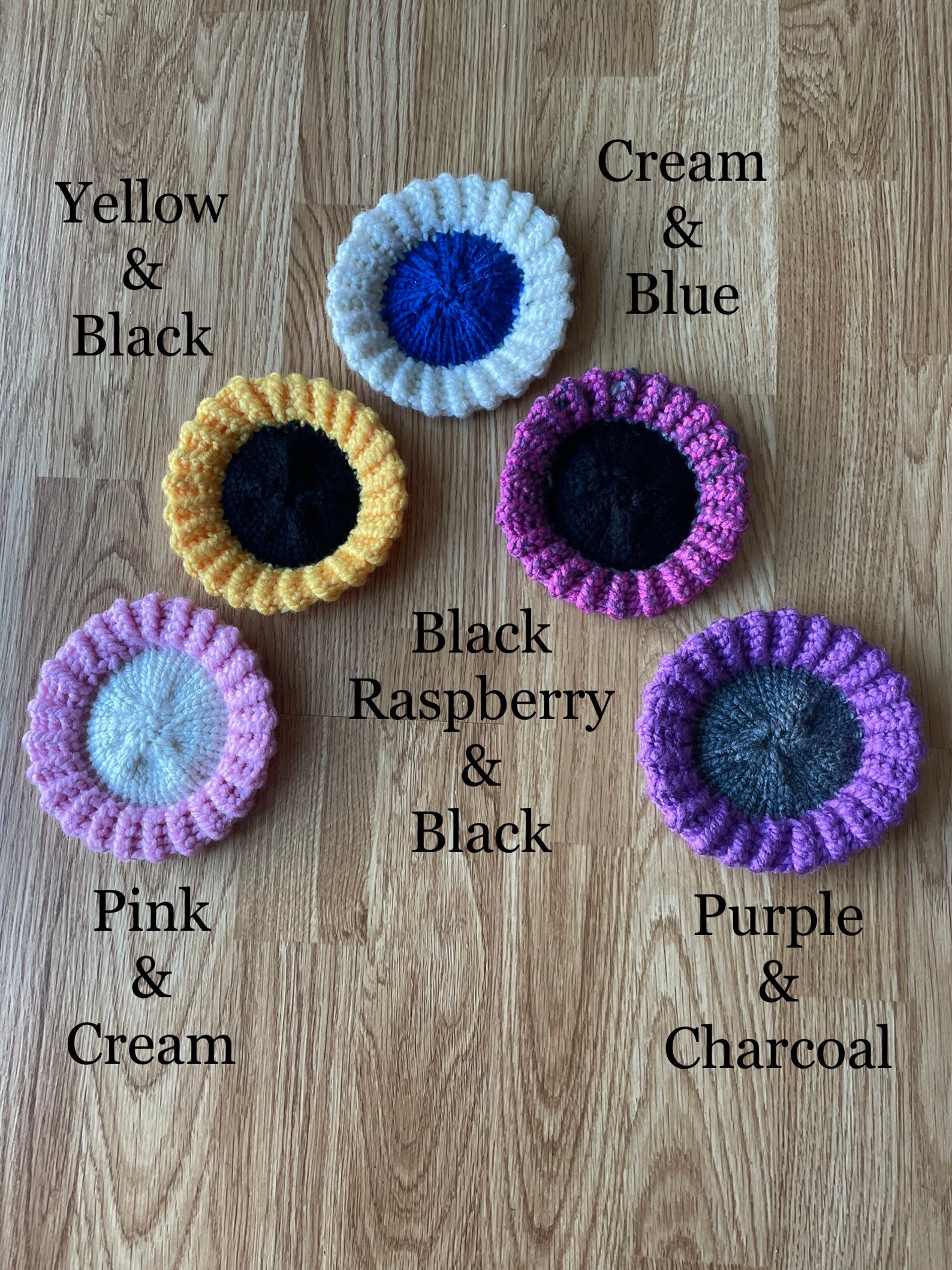 Loom Knit Coaster Spin Me Right Round Etsy