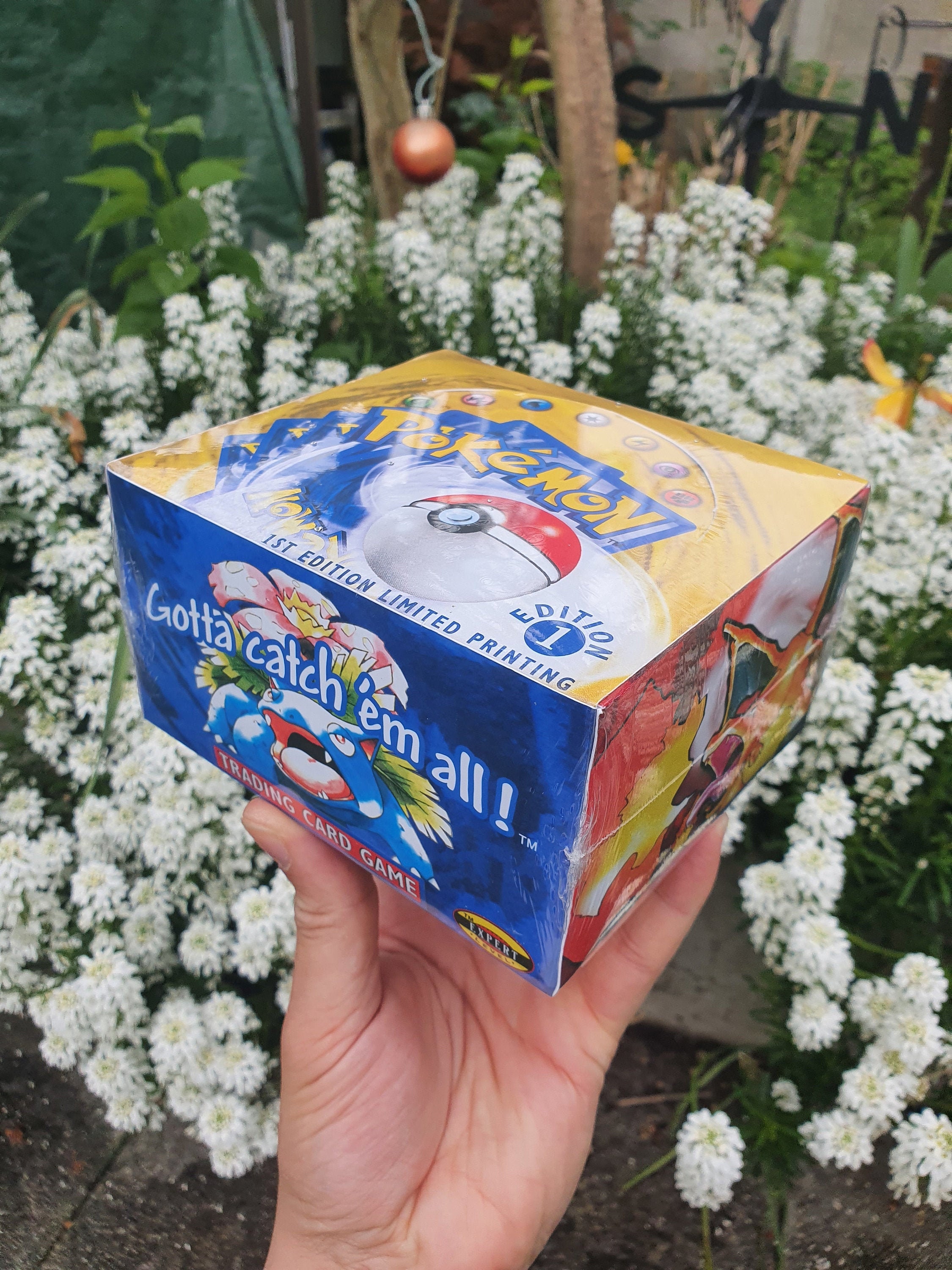 Handmade Custom Pokemon SEALED Base set Box 1st Edition Booster Box D…
