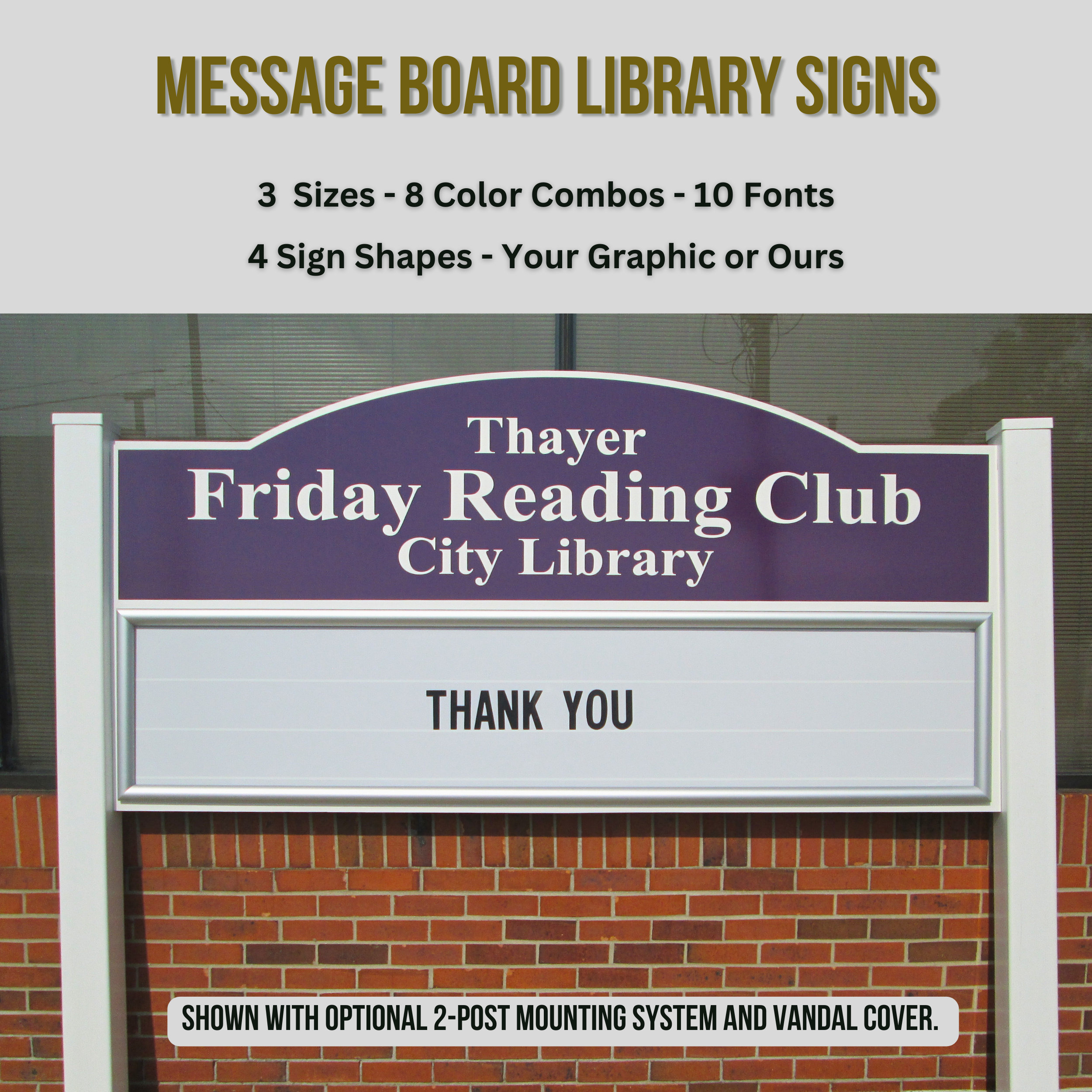 Library Sign Board