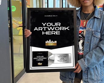 MUSIC STREAMING AWARD, Custom Vinyl Record, Award, Vinyl Record Plaque, Streaming Success Award For Musicians & Podcasts Any # Of Streams