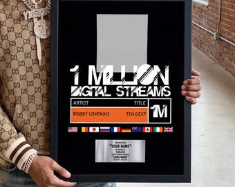 Personalized SoundCloud Awards: Highlight Your Achievements - Custom Trophies for Creators Bespoke Recognition Tailored as Gift for Musician