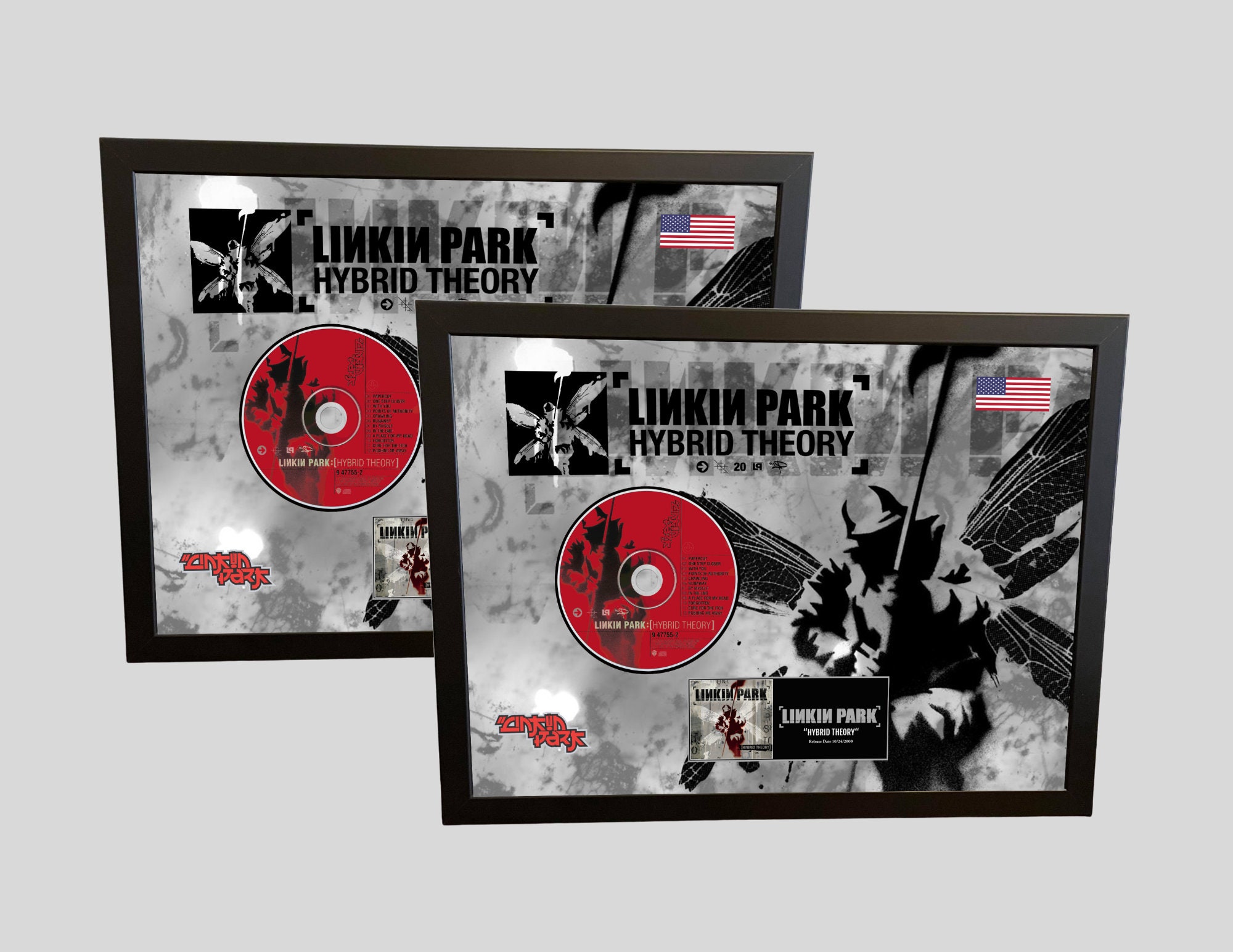 rent faktisk dommer Såkaldte Linkin Park Hybrid Theory Music CD Record Memorabilia Award - Etsy