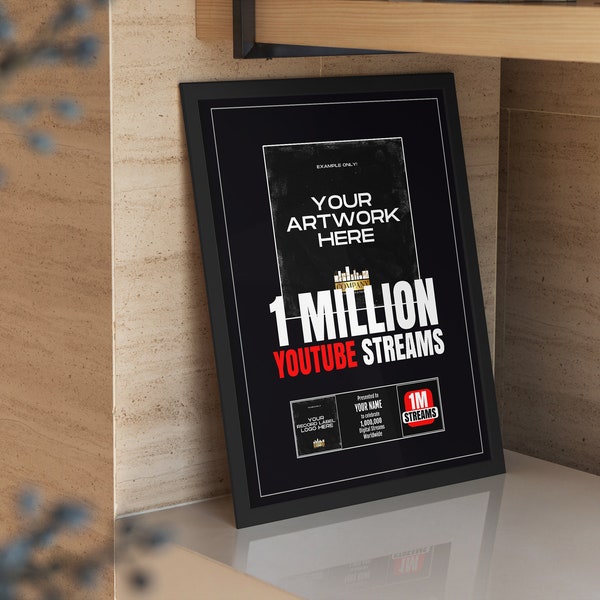 Subscriber Plaque Etsy