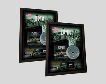 DMX The Great Depression Music CD 2000s  + Record Memorabilia Frame A3 30 x 40 cm Schallplatte Vinyl Print Poster Frame