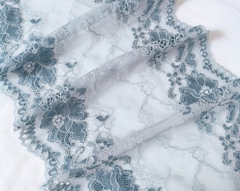 Green Lace soft stretch lace for bramaking/ lace bra making/lace lingerie/ bra lace/ lingrie lace/ bralette supplies/lingerie
