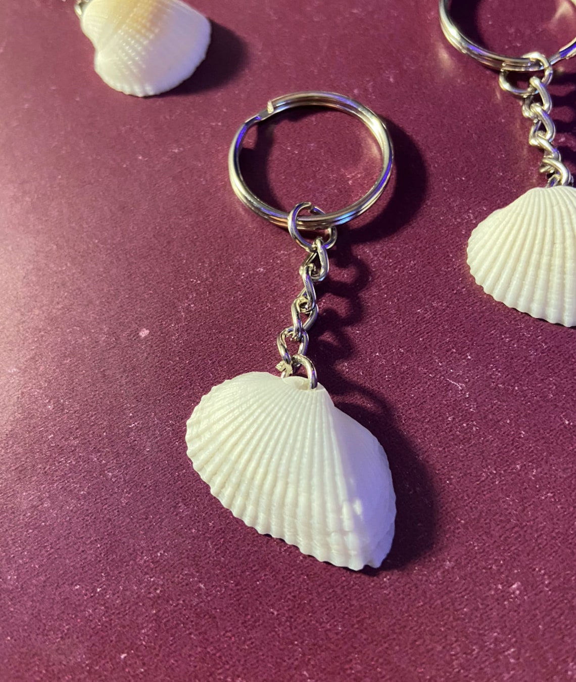 Hand Selected Sea Shell Keychains Etsy